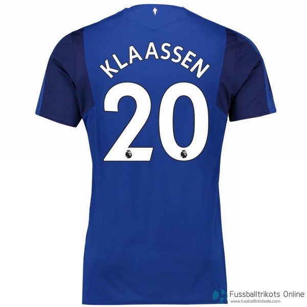 Everton Trikot Heim Klaassen 2017-18 Fussballtrikots Günstig